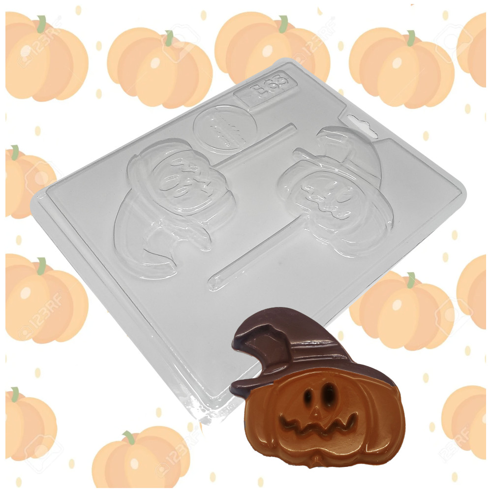 Molde chocolate calabaza sombrero x 2 Cav
