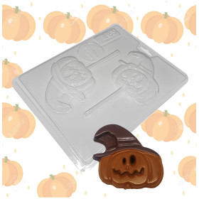Molde chocolate calabaza sombrero x 2 Cav