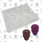 Molde chocolate calavera x 11 Cav