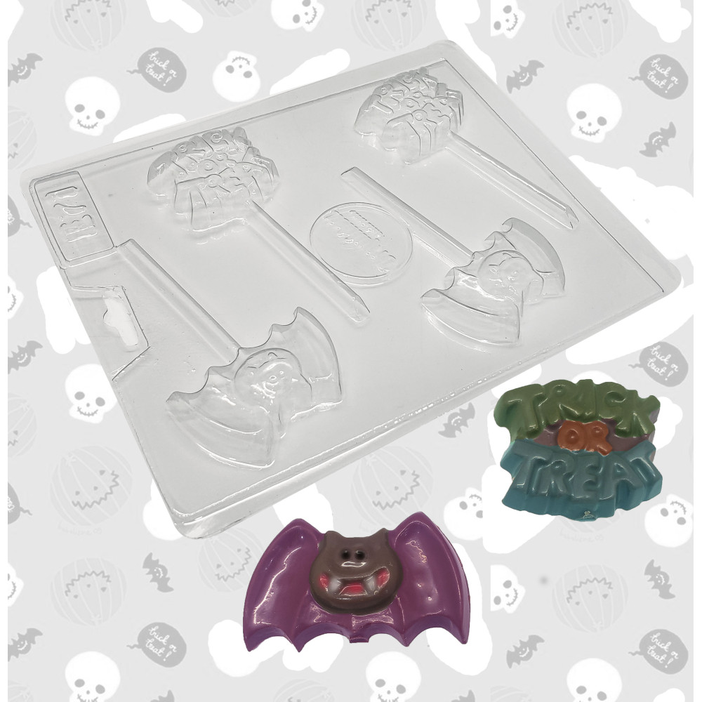 Molde chocolate Hallowenn surtido x 4 Cav