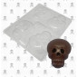 Molde chocolate calavera x 4 Cav