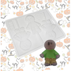 Molde chocolate Frankenstein x 3