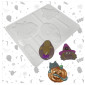 Molde chocolate halloween x 3 Cav