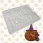 Molde chocolate calabaza-gato x 5 Cav