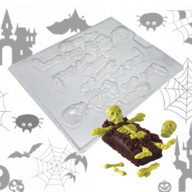 Molde chocolate esqueleto