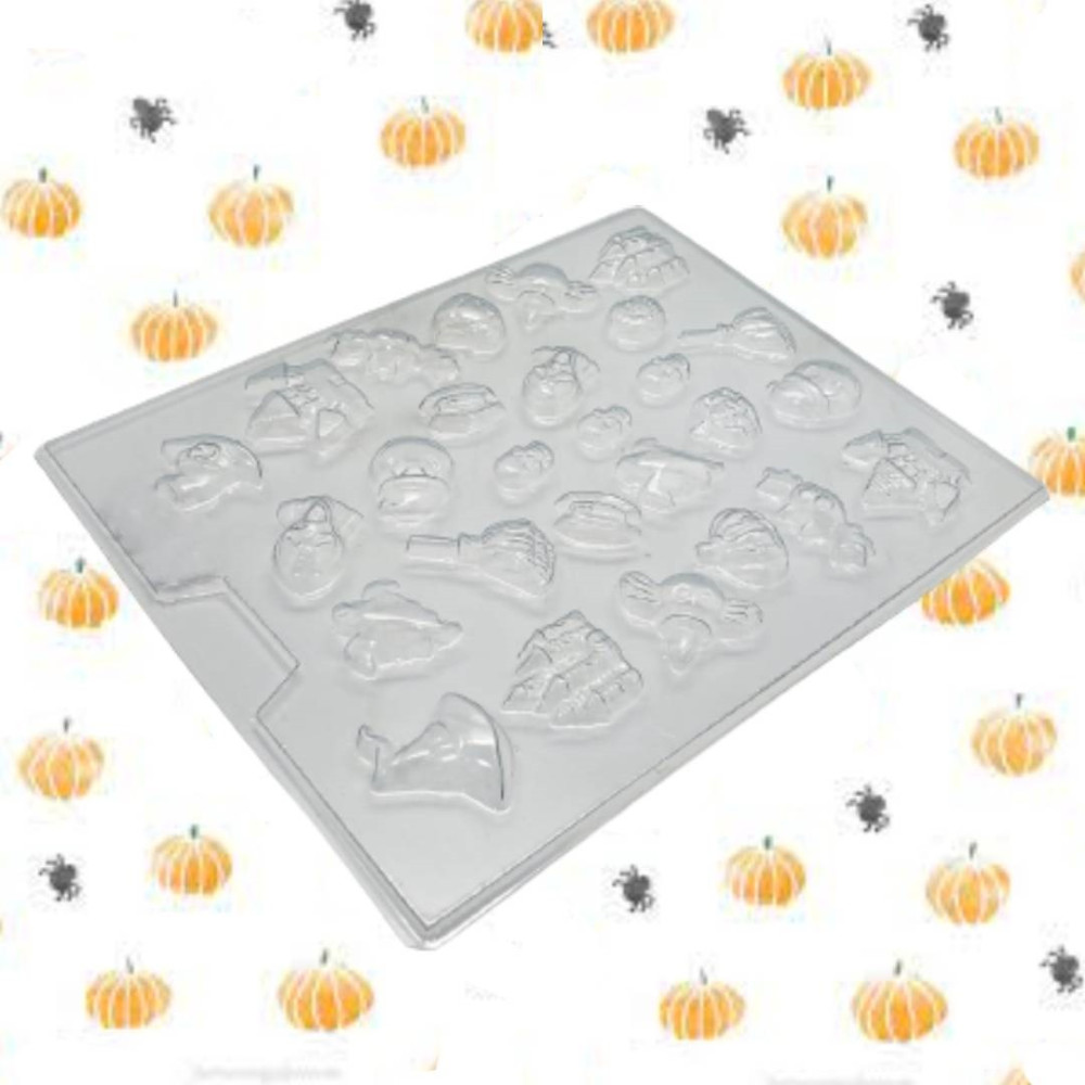 Molde chocolate mini halloween x27
