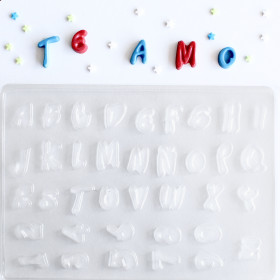 Molde choco abecedario/números mini