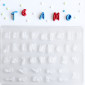 Molde choco abecedario/números mini