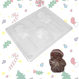 Molde  papa noel barba x3