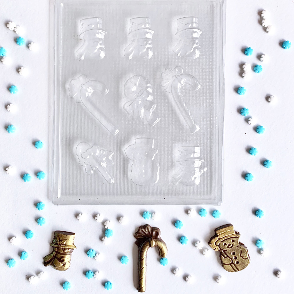 Molde figuras navideñas x 9