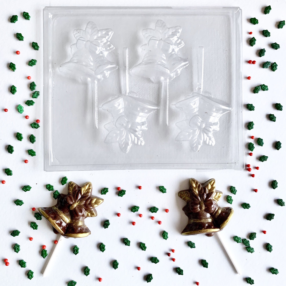 Molde colombina campana x 4