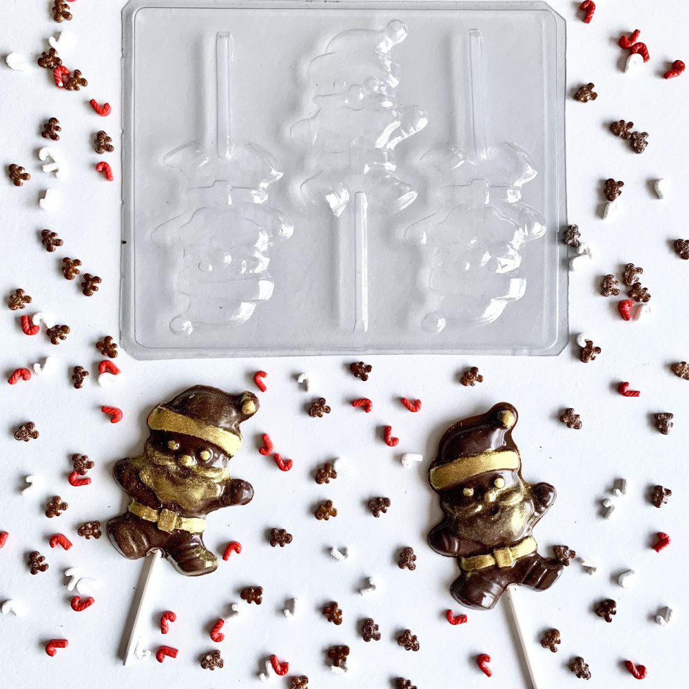 Molde papa noel traje x 3