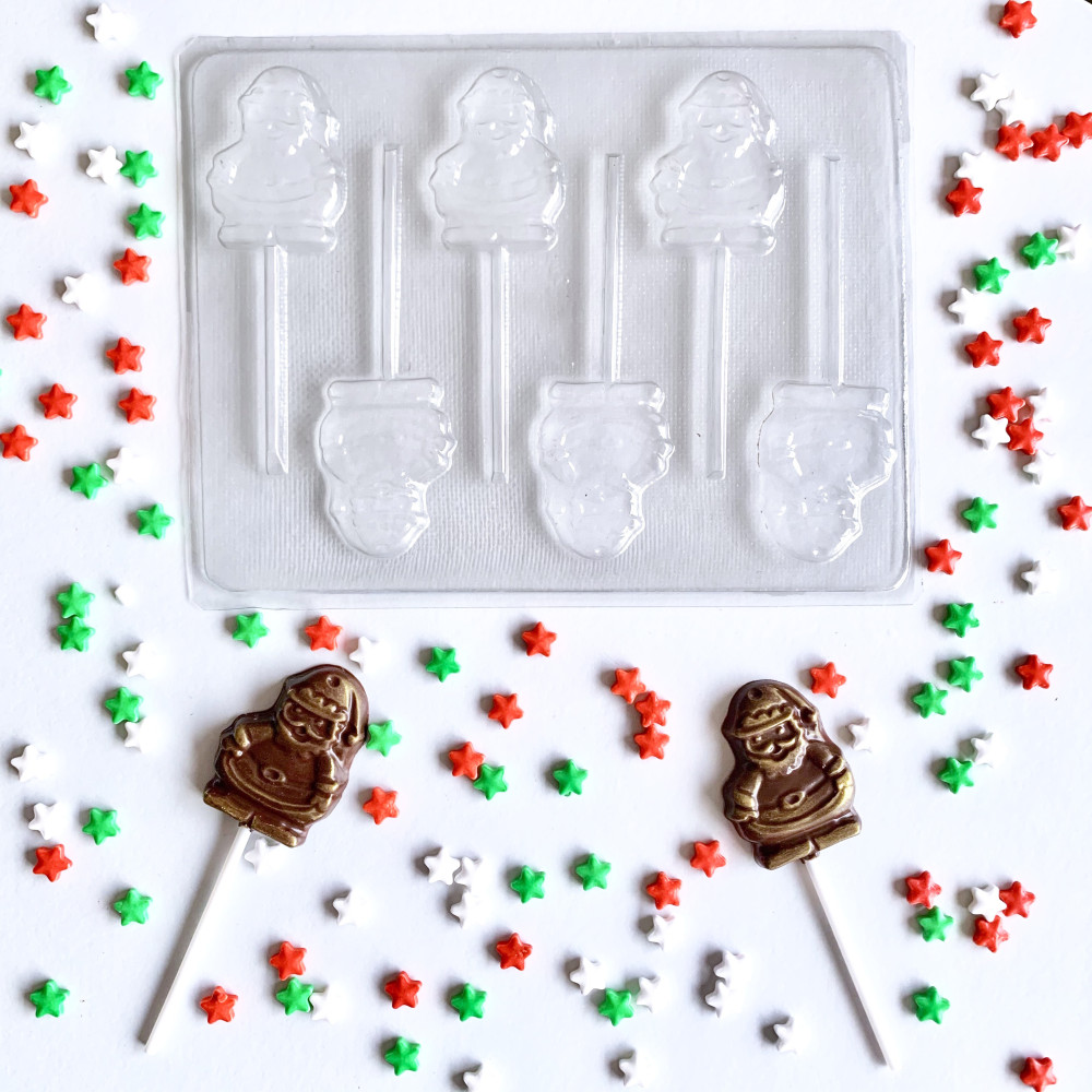 Molde papa noel x6