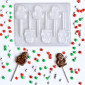 Molde papa noel x6