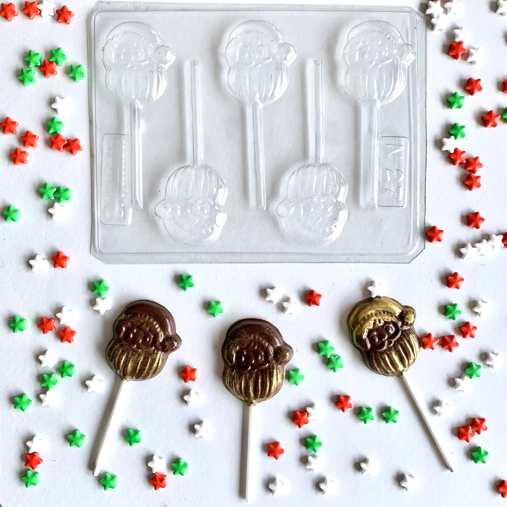 Molde carita papa noel  x5
