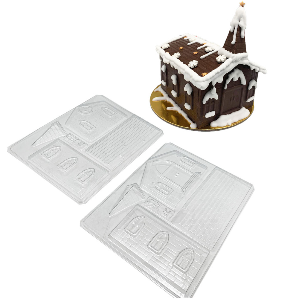 Molde casa de chocolate Med