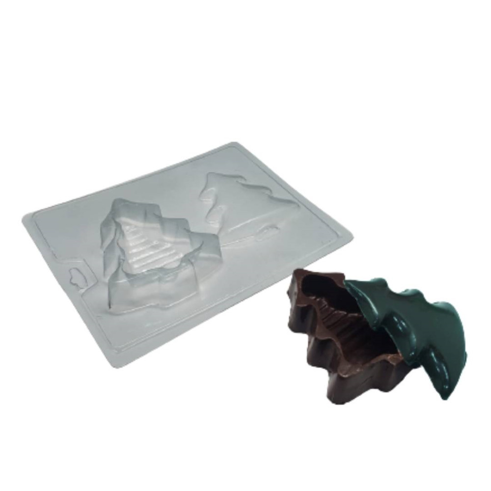 Molde cajita arbol 3D