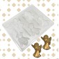 Molde angelito arpa x 5