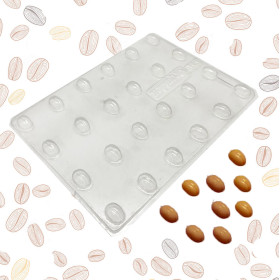 Molde chocolate grano de cafe x  24Cav