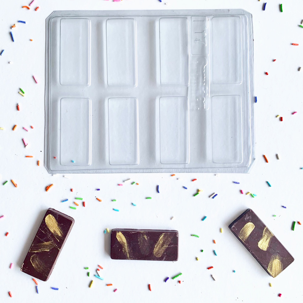 Molde laminas de chocolate x8