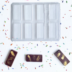 Molde laminas de chocolate x8