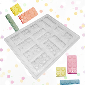 Molde fichas lego x 14