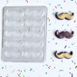 Molde bigotes x 10 Cav