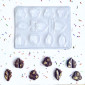 Molde choco hojas x 11