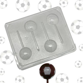 Molde colombina balón futbol x 4