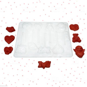 Molde san Valentín x 8