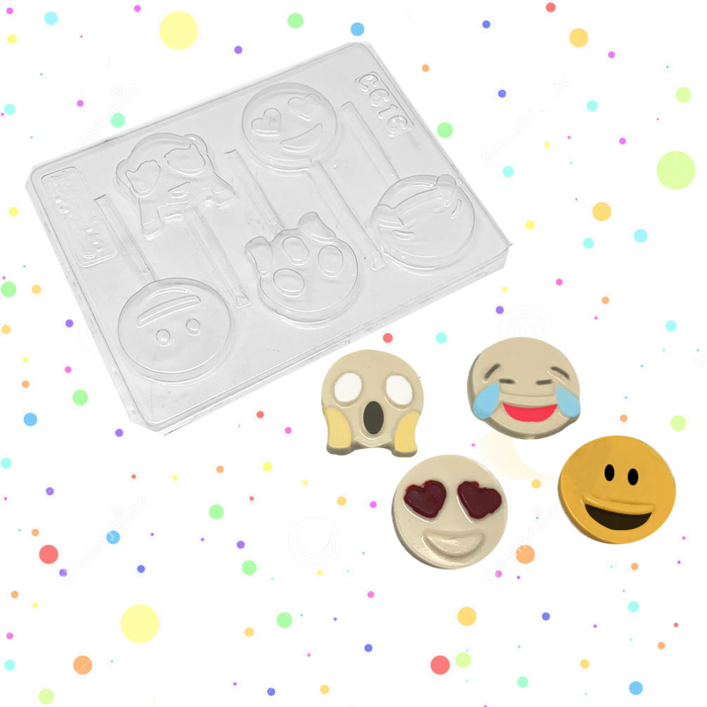 Molde emoticones  x 5