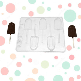 Molde  paletas x 5