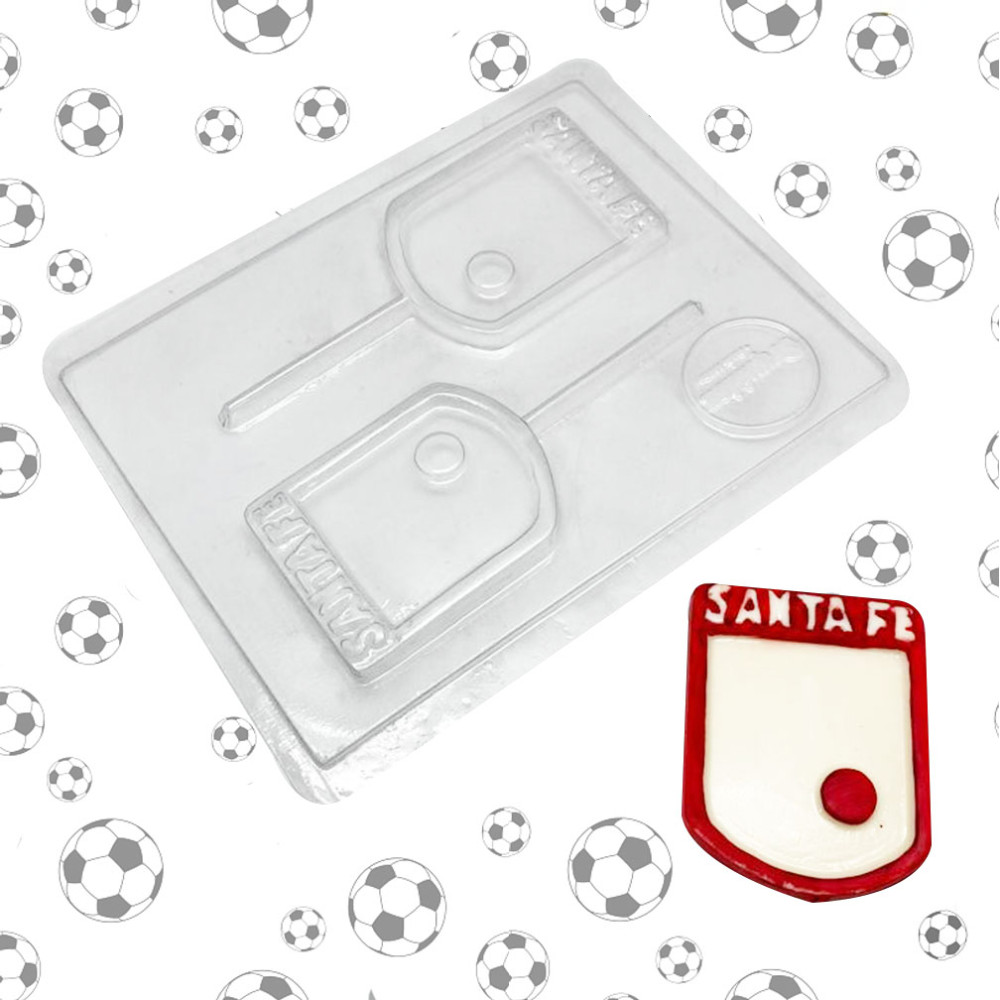 Molde  escudo santa fe x 2