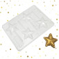 Molde estrellas x 4