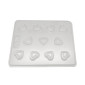 Molde chocolate corazon decorado x 11