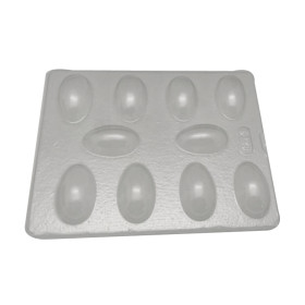 Molde chocolate huevos x 10