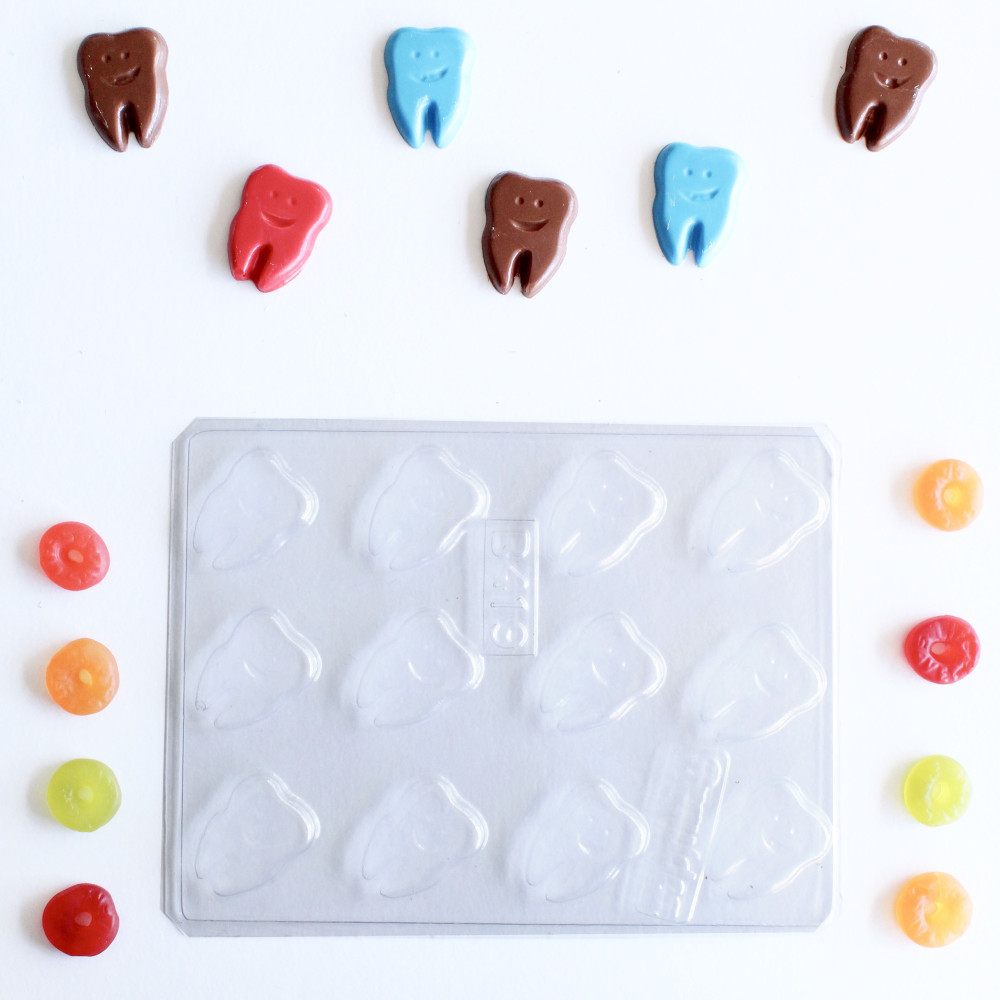 Molde chocolate muelitas x 12