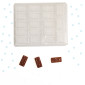 Molde chocolate domino x18 