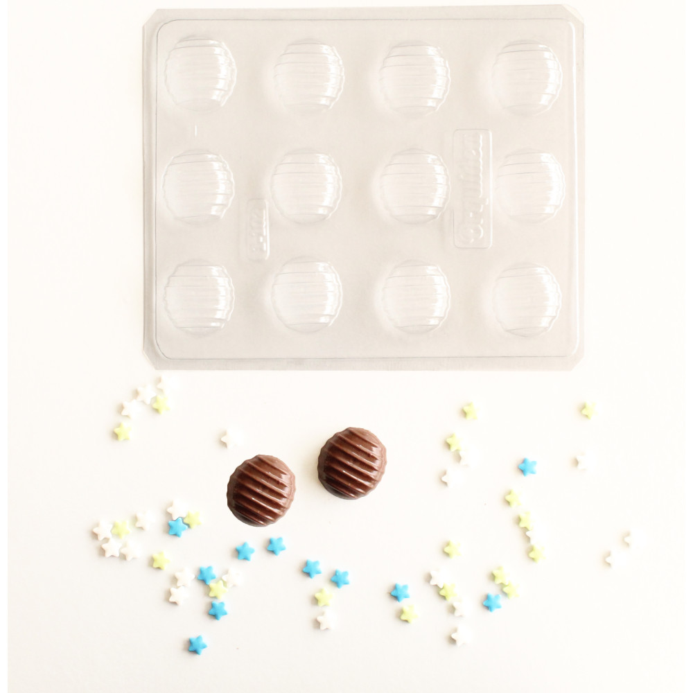 Molde chocolate bombon x12