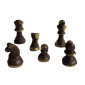 Molde choco fichas de ajedrez x 12