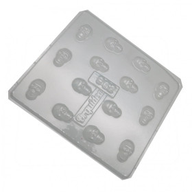 Molde chocolate calavera x 14 Cav