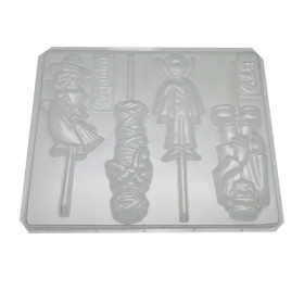 Molde chocolate surtido x 4 Cav