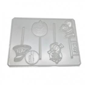 Molde chocolate halloween x 4 Cav
