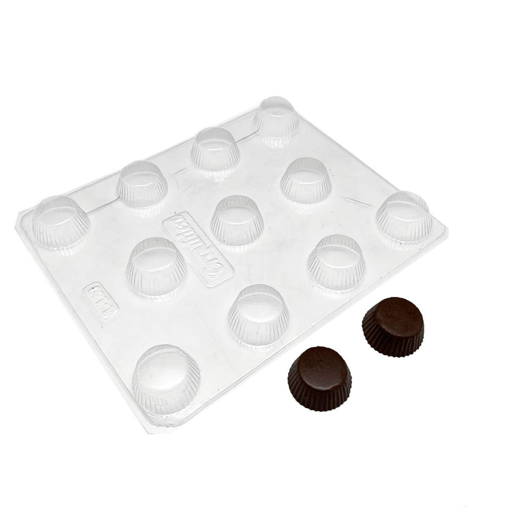 Molde bombon capacillo rizado x 11