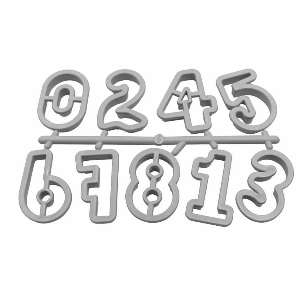 Juego cortadora plasticos numeros