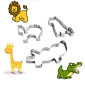 Cortadores animales selva x 3