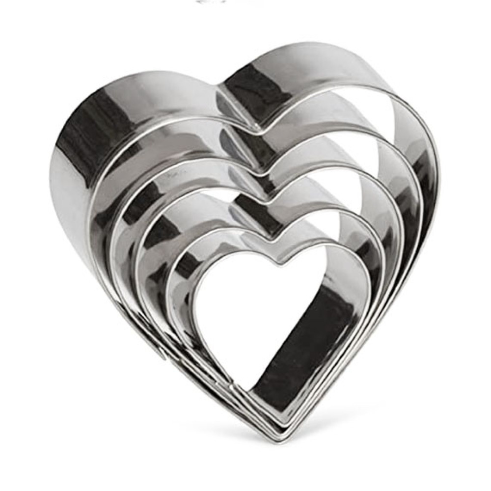 Cortadores corazones x 5 Und