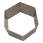 Aro Monoporción Postre Hexagonal 6 x 4 cm