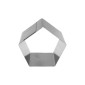 Aro Monoporción Postre Pentagonal 6 x 4 cm