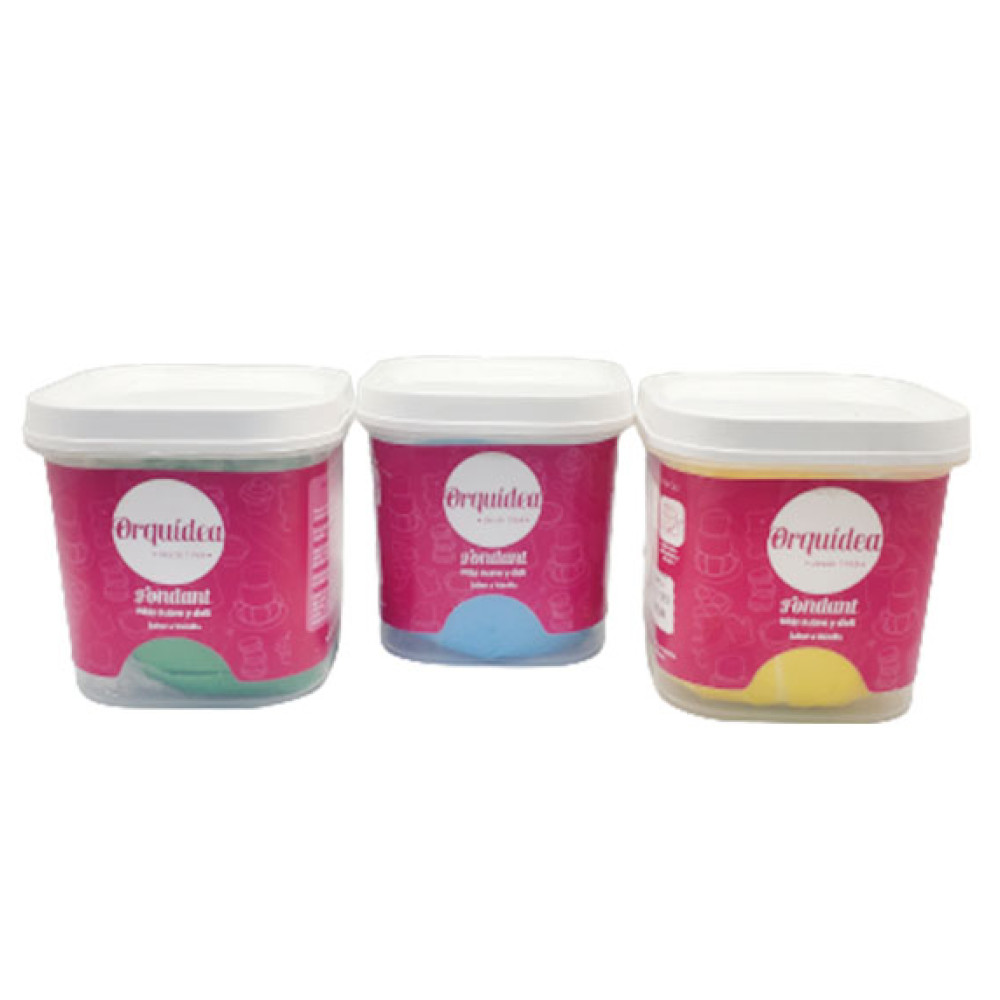 Cubierta fondant de color x 1 kg